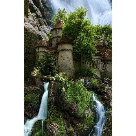 Wasserfall & Schloss in Oregon