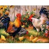 Hühner auf dem Bauernhof