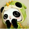 Baby Panda Karikatur Diamond Painting
