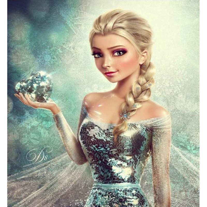 Realistische Elsa - malen...