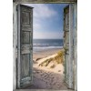 Vintage Tür zum Strand