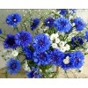 Blaue Blumen 5D Diamond Painting