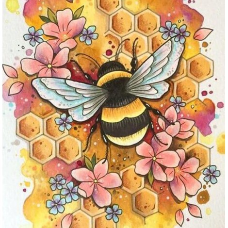 Honigbiene & Blumen