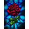Glasmalerei Rose DIY Diamond Painting