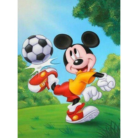 mickey mouse Fußball spielen
