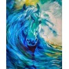 blauer Geist Ozean Pferd