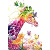 Künstlerische Giraffe Diamond Painting