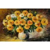 Gelbe & weiße Blumen DIY Malerei