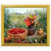 Korb voller Erdbeeren & Blumentopf