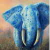 Indischer Fantasie Elefant - Malen durch Diamanten
