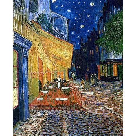 Cafe Terrasse bei Nacht - Vincent Van Gogh