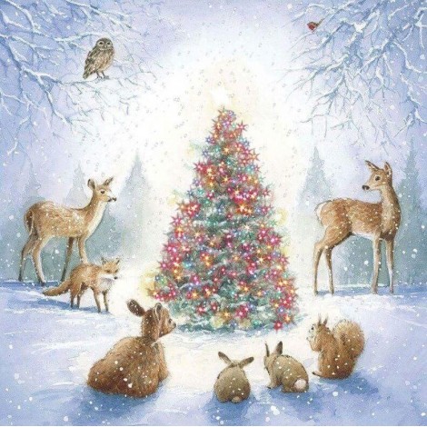 Tiere & Weihnachtsbaum