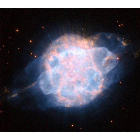 Ein durchdringendes himmlisches Auge starrt Hubble an