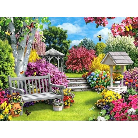 Schöne Blumen Garten Malerei Kit