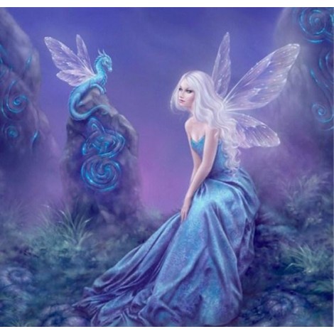 Dragon & Fairy Art - Farbe von Diamanten