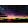 Aurora borealis Nachthimmel