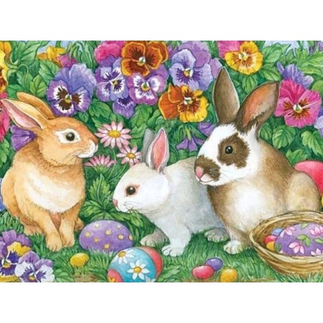 Kaninchen & Blumen